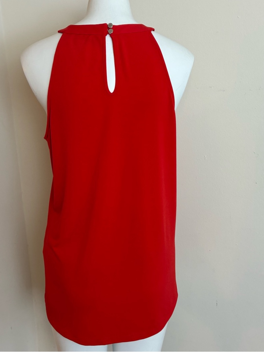Tahari Sleeveless Red Top- Size M - Picture 6 of 11
